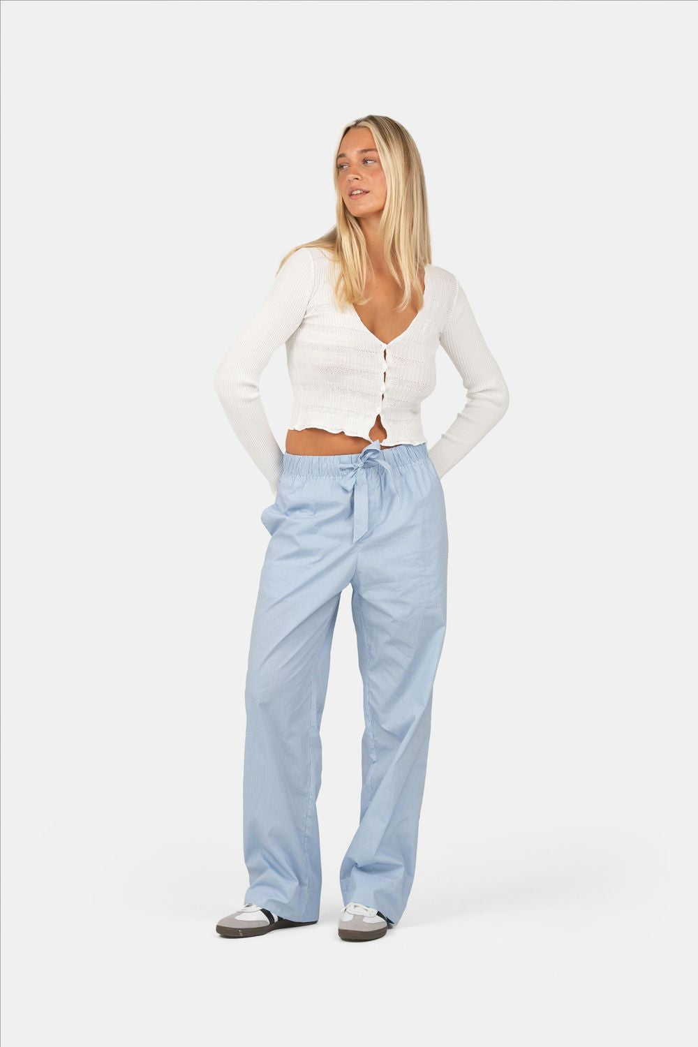 Pyjamas Pants Blå stribet | Skagen-clothing.dk